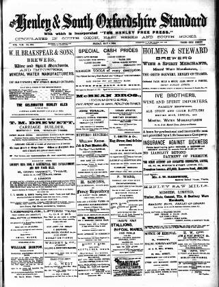 cover page of Henley & South Oxford Standard published on May 4, 1894