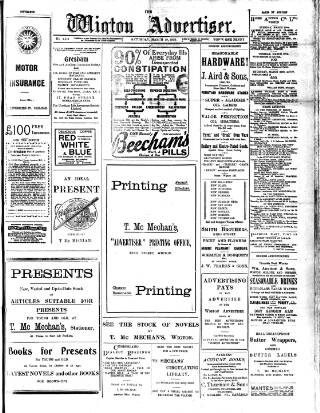 cover page of Wigton Advertiser published on March 19, 1932