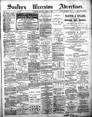 cover page of Soulby's Ulverston Advertiser and General Intelligencer published on August 2, 1894