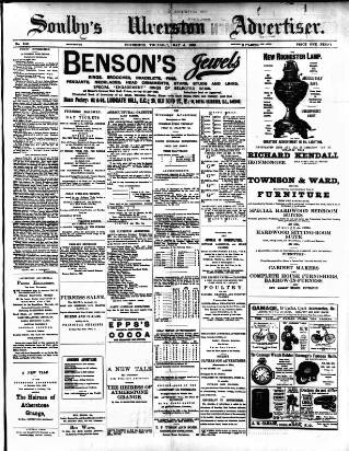 cover page of Soulby's Ulverston Advertiser and General Intelligencer published on May 4, 1899