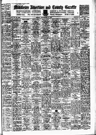 cover page of Uxbridge & W. Drayton Gazette published on September 17, 1948