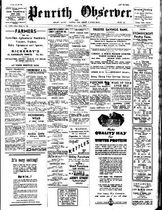 cover page of Penrith Observer published on May 2, 1944