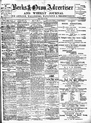 cover page of Berks and Oxon Advertiser published on May 4, 1900