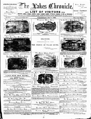 cover page of Lakes Chronicle and Reporter published on May 4, 1898