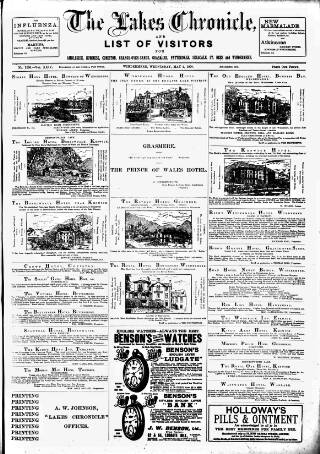 cover page of Lakes Chronicle and Reporter published on May 2, 1900