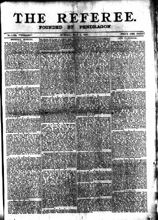 cover page of The Referee published on May 2, 1897
