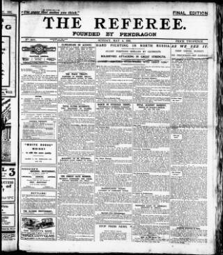 cover page of The Referee published on May 4, 1919