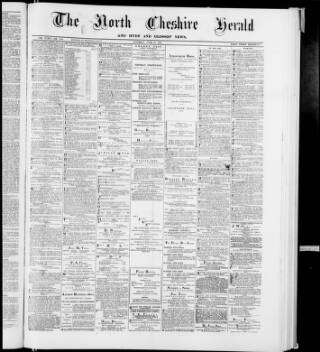 cover page of North Cheshire Herald published on June 18, 1887