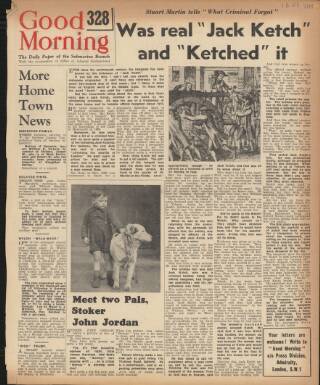 cover page of Good Morning published on May 4, 1944
