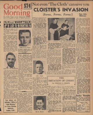 cover page of Good Morning published on September 17, 1944