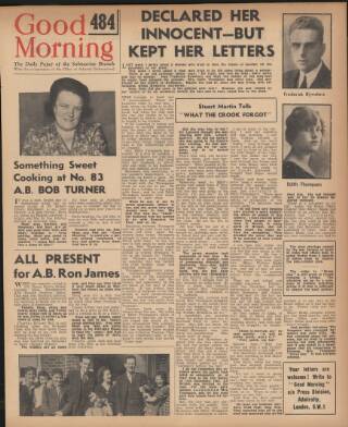 cover page of Good Morning published on November 2, 1944