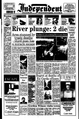 cover page of Drogheda Independent published on June 18, 1993