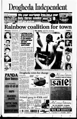 cover page of Drogheda Independent published on June 18, 2004