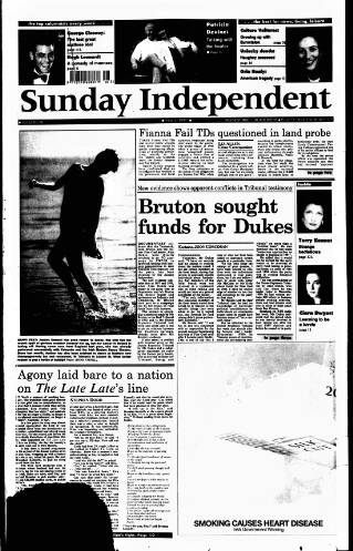 cover page of Sunday Independent (Dublin) published on May 4, 1997