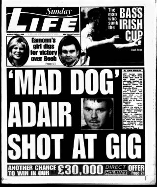 cover page of Sunday Life published on May 2, 1999