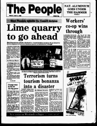 cover page of Wexford People published on May 2, 1986