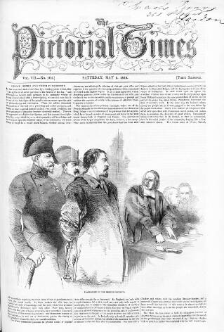 cover page of Pictorial Times published on May 2, 1846