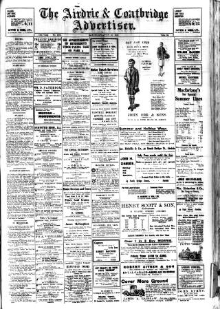 cover page of Airdrie & Coatbridge Advertiser published on June 18, 1932
