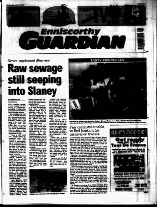 cover page of Enniscorthy Guardian published on June 18, 1997