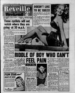 cover page of Reveille published on June 18, 1950