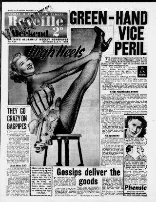 cover page of Reveille published on November 2, 1951