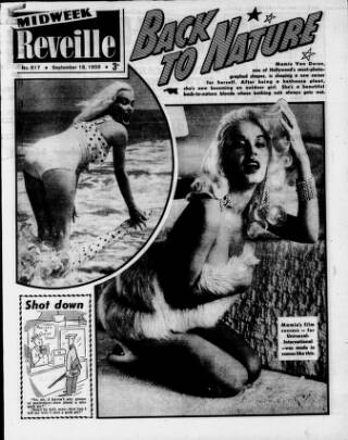 cover page of Reveille published on September 18, 1956