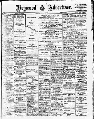 cover page of Heywood Advertiser published on May 2, 1913