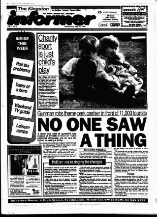 cover page of Kingston Informer published on May 4, 1990