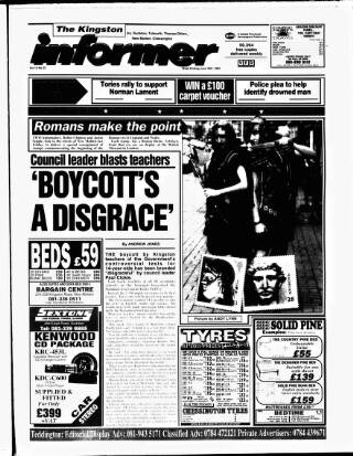 cover page of Kingston Informer published on June 18, 1993