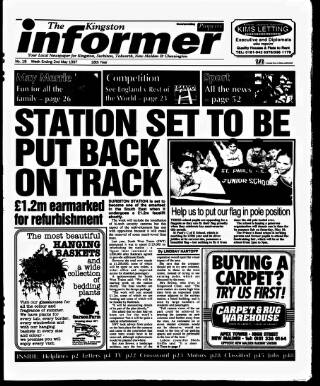 cover page of Kingston Informer published on May 2, 1997