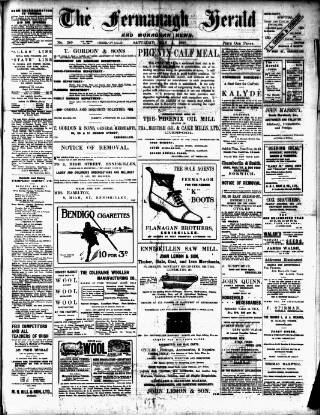 cover page of Fermanagh Herald published on May 4, 1907
