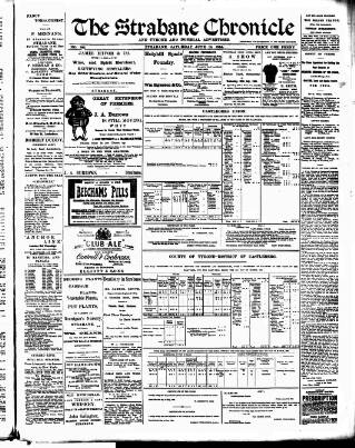 cover page of Strabane Chronicle published on June 18, 1904