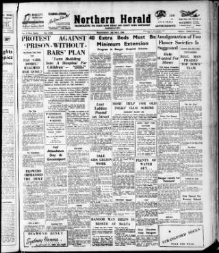 cover page of North Down Herald and County Down Independent published on May 2, 1956