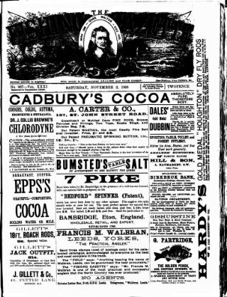 cover page of Fishing Gazette published on November 2, 1895