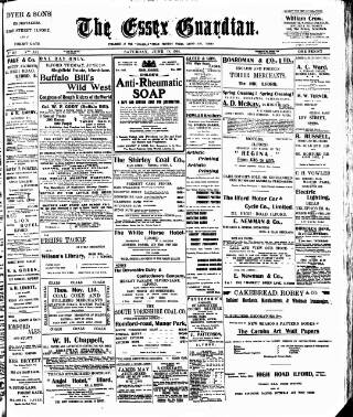 cover page of Essex Guardian published on June 18, 1904