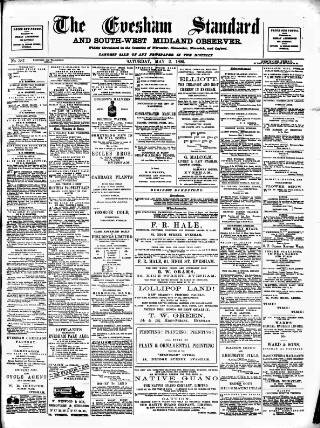 cover page of Evesham Standard & West Midland Observer published on May 2, 1896