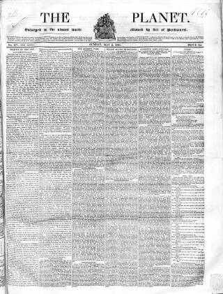 cover page of Planet published on May 2, 1841