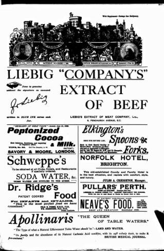 cover page of The Queen published on November 2, 1895