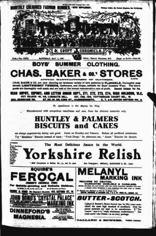 cover page of The Queen published on May 4, 1907