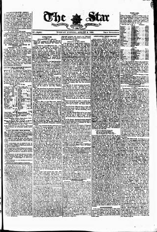 cover page of Star (London) published on August 2, 1831