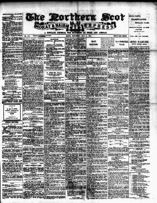 cover page of Northern Scot and Moray & Nairn Express published on May 2, 1908