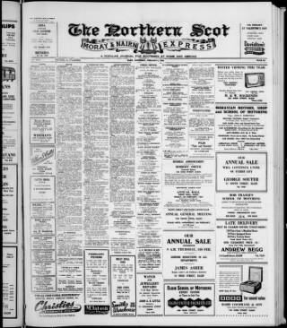 cover page of Northern Scot and Moray & Nairn Express published on February 2, 1963