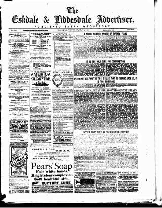 cover page of Eskdale and Liddesdale Advertiser published on May 2, 1888