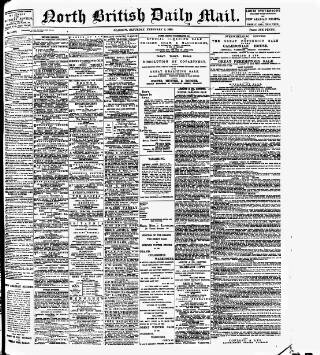 cover page of North British Daily Mail published on February 2, 1895