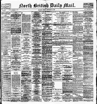 cover page of North British Daily Mail published on September 17, 1897