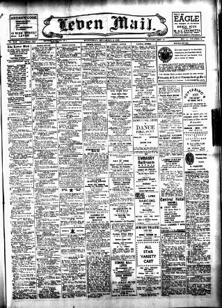 cover page of Leven Mail published on November 2, 1949