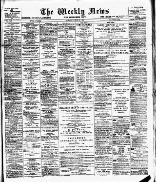 cover page of Aberdeen Weekly News published on June 18, 1892