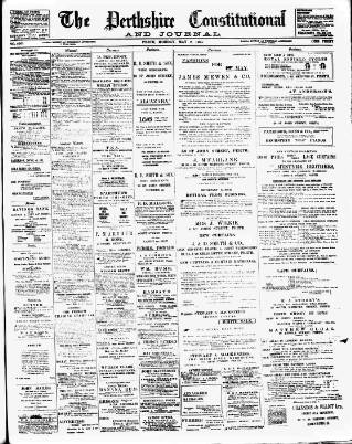 cover page of Perthshire Constitutional & Journal published on May 2, 1904