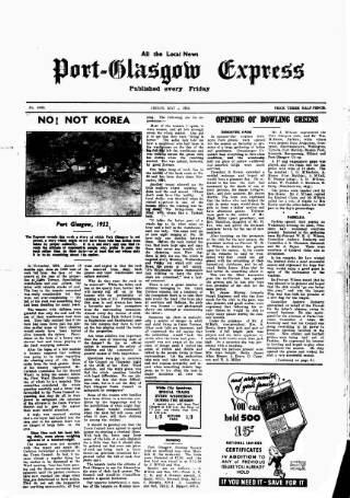 cover page of Port-Glasgow Express published on May 2, 1952