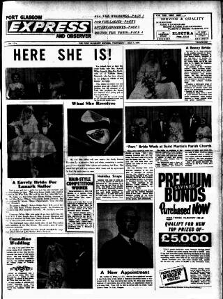cover page of Port-Glasgow Express published on May 4, 1960